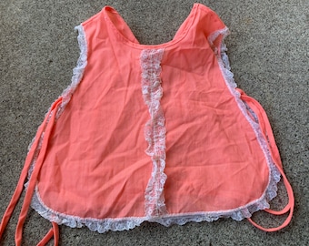 Girls Vintage Peach Swing Top 2-3t