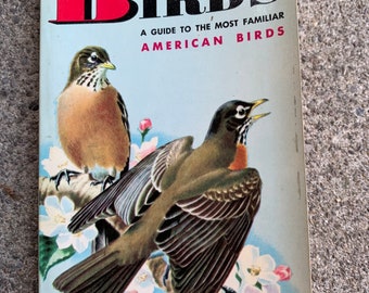 1956 Birds Golden Nature Guide Paperback Book