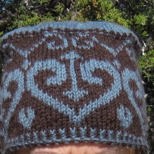 A Texas Girl Knits Ironheart Hat Adult Kids Valentine Fair Isle Stranded Colorwork Knit Purl Knitting Pattern PDF Download Chart Written image 2