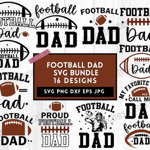Football Dad Svg, Football Dad Png, Sports Dad Svg, Football Player Svg,  Football Dad Shirt, Football Svg Files, Football Design, Svg Files