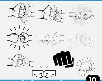 Vuist hobbel svg, vriendschap hand svg, papa en kind svg, vaderdag ontwerp, zwarte vuist png, vuist svg bestand knippen, eps jpg dxf png