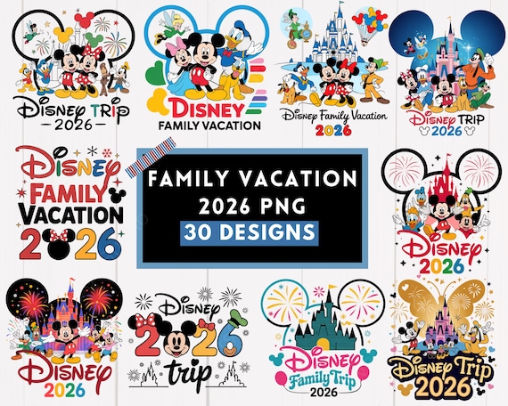 Family Trip 2026 PNG Bundle | Vacation Mode 2026 Shirt Designs | Matching Family Vacation PNG File | Custom Trip Graphics | Digital Download