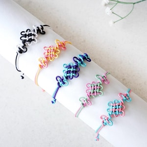 K-Pop Demon Hunters Chrysanthemum Knot Bracelet (5Colors) l Rumi and Jinu Bracelet