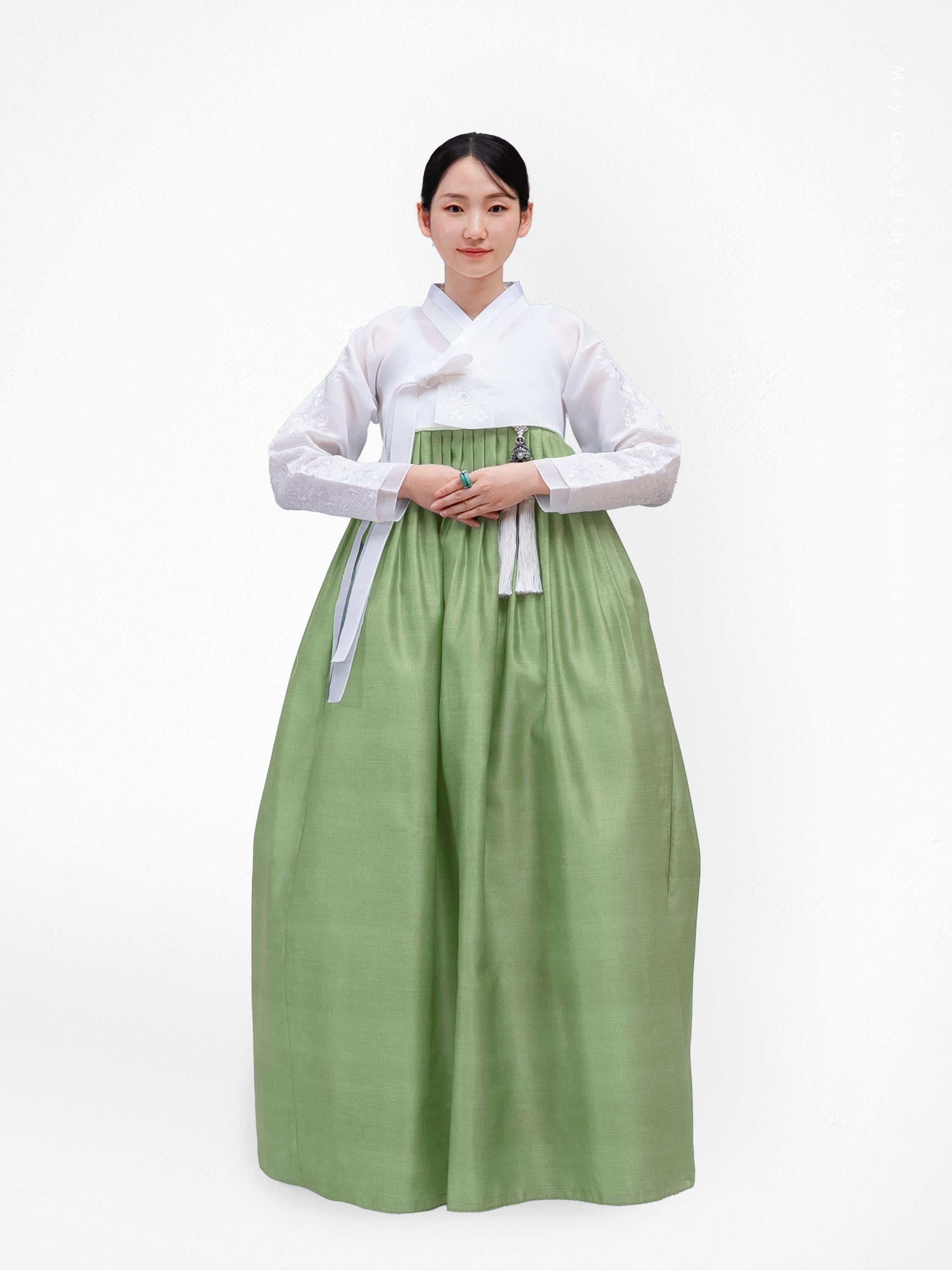 korean dress green Green Tulle Lace Long Prom Dress, Green Tulle Evening Dress shopluu