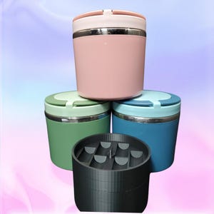 3ml Vial Storage Insert: Leak-Proof Stackable Container