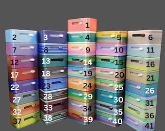 Slide Lock Storage Box: Pill & Vitamin Organizer