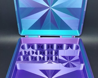 Syringe Storage Box for Peptide, Insulin & GLP-1 | Holds Syringes, 3ml/10ml Vials with Alcohol Wipes | Travel Organizer