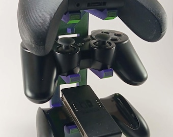 Video Game Controller Stand - Fits Three Controllers