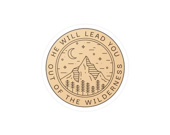 Sticker Out of the Wilderness Christian Camp