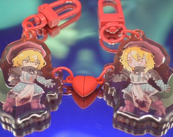 LIMBUS SINNERS | Don Quixote, Emil Sinclair | Lifetime Stew | magnetic connected keychain charms double sided