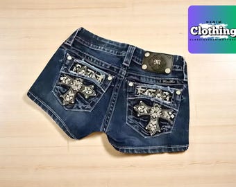 y2k gimmick denim short pants grunge 平成 Vtg 90s Y2K Jnco Jeans Mens Baggy Denim Shorts Carpenter