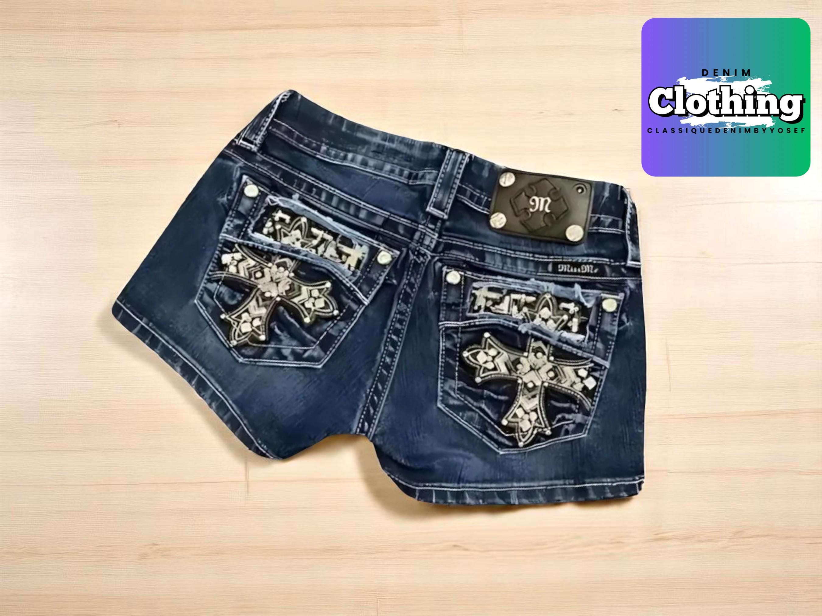 00s ifsixwasnine mudmax denim shorts y2k