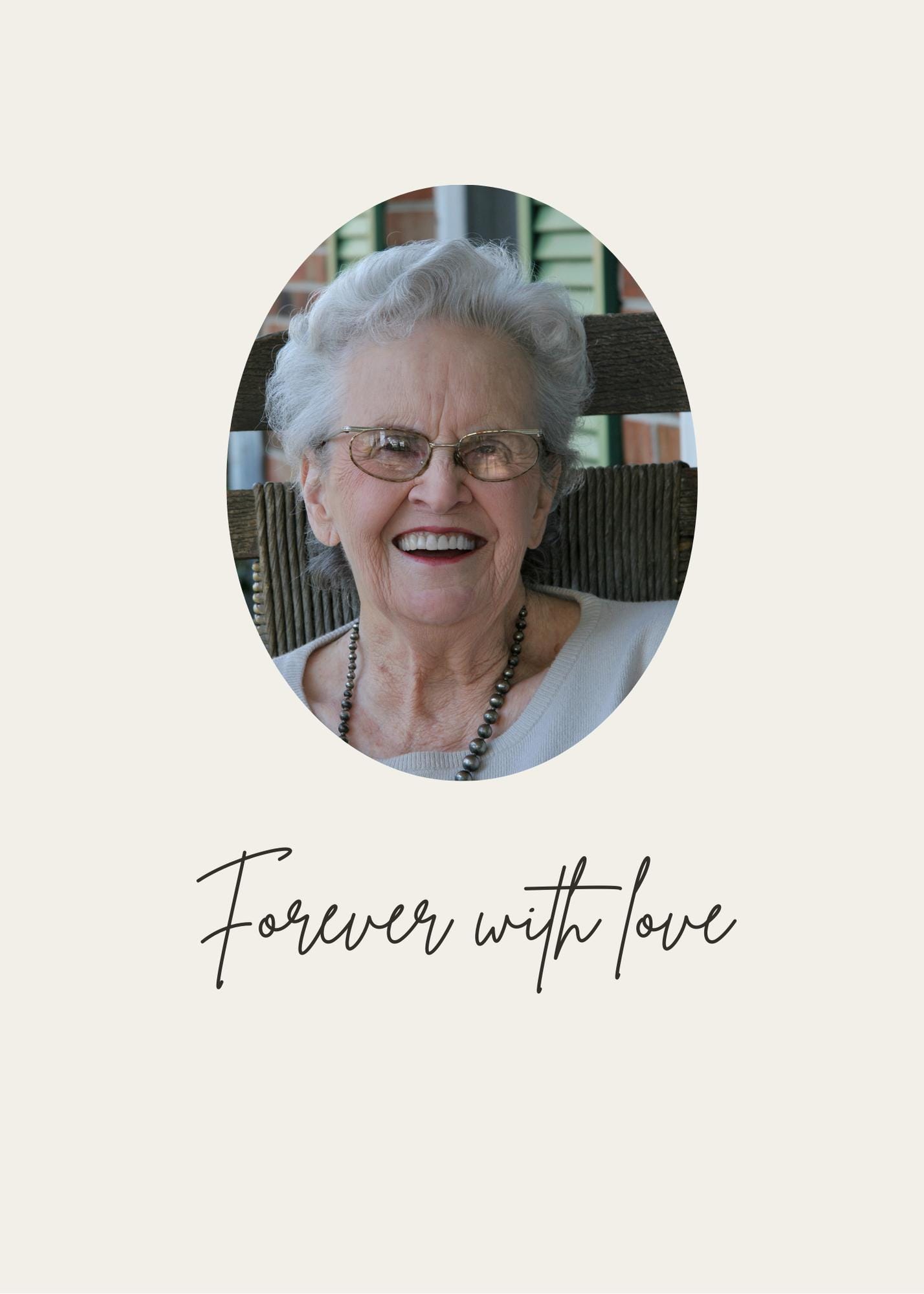 Classic Obituary Template Etsy