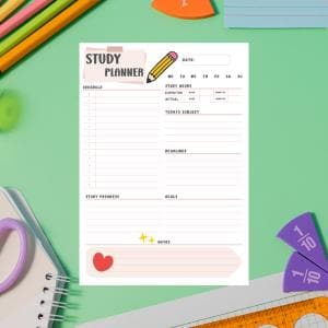 Student Digital Planner, Good notes Planner, Digital Academic Planner, Assignment Tracker, Study Planner, College iPad PlannerA4 A5 Editable