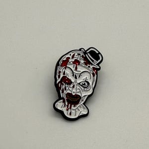 Terrifier Art the Clown enamel pin bloody horror pin slasher film brooch Decoration Pin