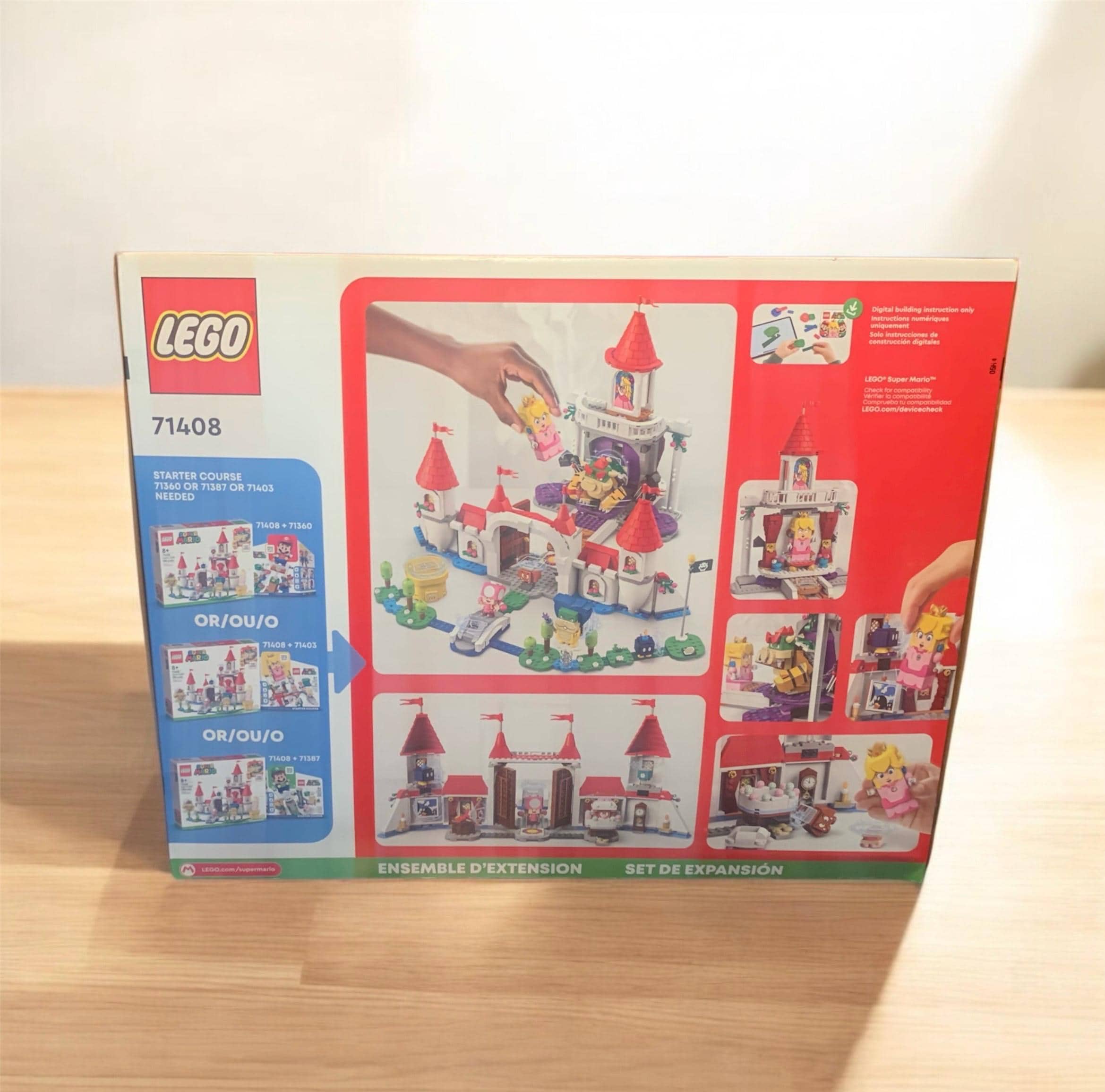 レゴ スーパーマリオ 71408 スーパーマリオ ピーチ城拡張セット（新品