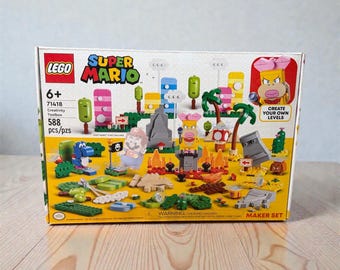 LEGO Super Mario 71418 Creativity Toolbox -588 Pieces (RETIRED Set) Collectible and Rare Set