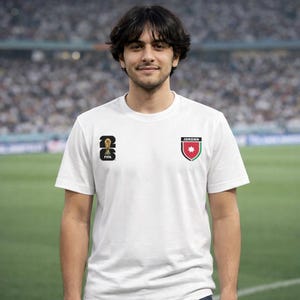 Koszulka piłkarska Jordan Football Crest Echo | Koszulka piłkarska FIFA Patch w stylu