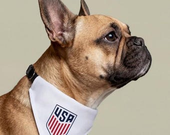 USA Shield Clip-on Pet Bandana | Patriotic Dog Bandana