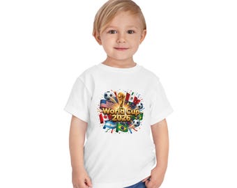 Toddler Short Sleeve Tee , Fifa 2026 World Cup tshirt