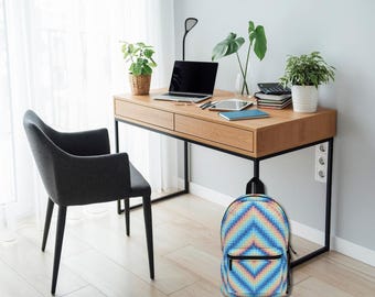 Zaino geometrico: zaino da viaggio scolastico colorato e alla moda