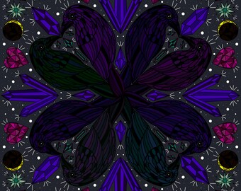 The Crystal Crows Print | 8x10