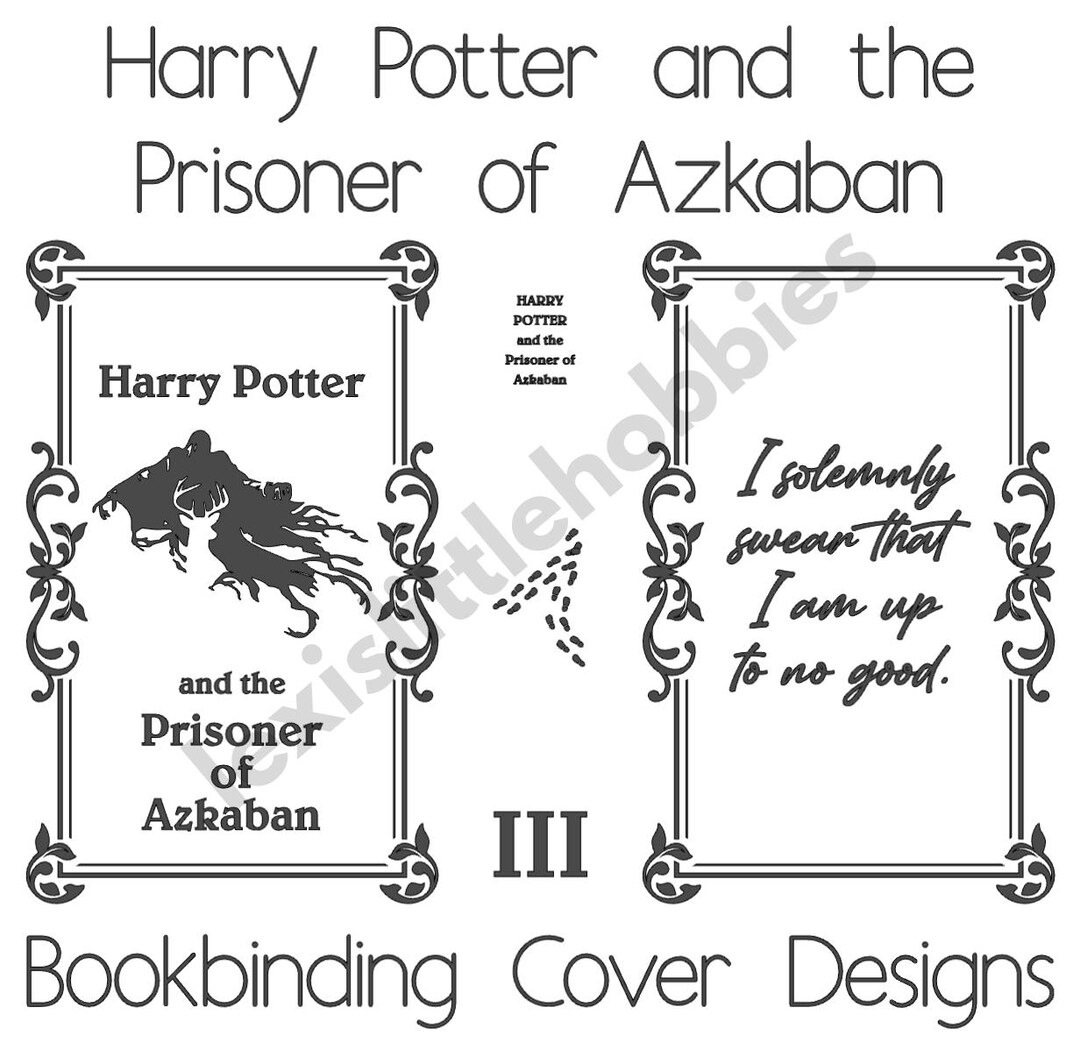 Harry Potter and the Prisoner of Azkaban Bookbinding Cover Design ...
