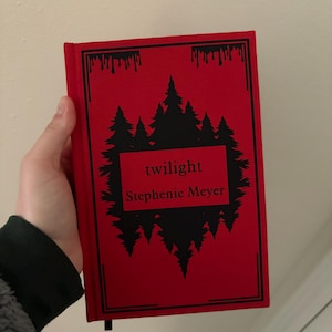 MADE TO ORDER | Twilight Custom Rebound Books | Special Edition | Handmade Books | Clothbound Rebind | Bookbinding