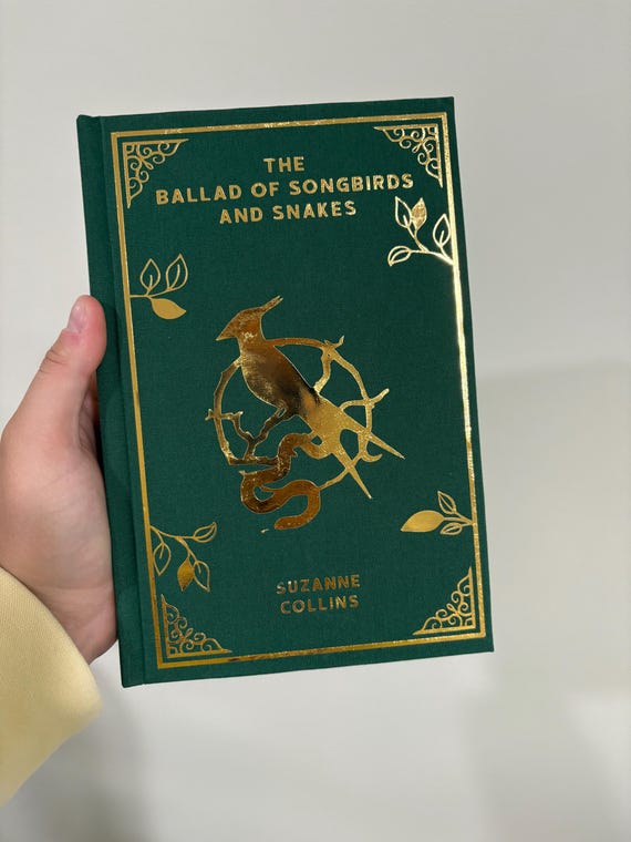The Ballad of Songbirds and Snakes Bookbinding Cover Design | PNG
