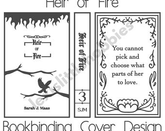 Heir of Fire Buchbindeeinband Design | PNG-Dateien | Digitaler Download