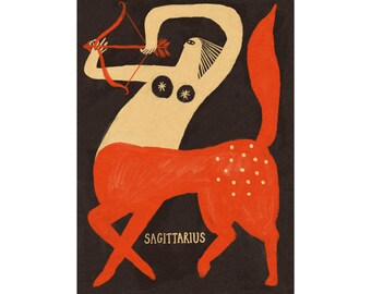 Sagittarius Fine Art Zodiac Print