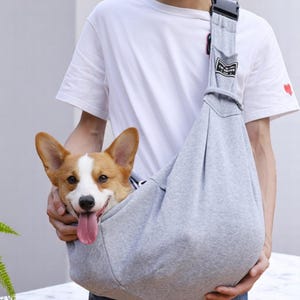 Verwandelbarer Hundetragegurt | Front- und Schulter-Haustierträger für Katzen & Hunde | Stilvolles Nylon-Design | Hands-Free Travel für Haustiere