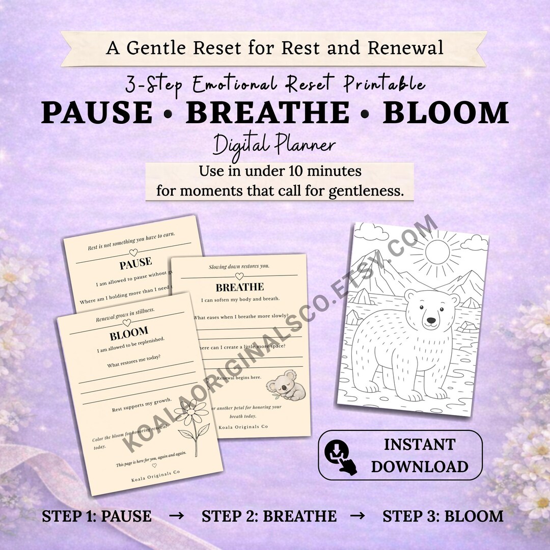 A Gentle Reset for Rest and Renewal – Pause-breathe-bloom | Rest ...