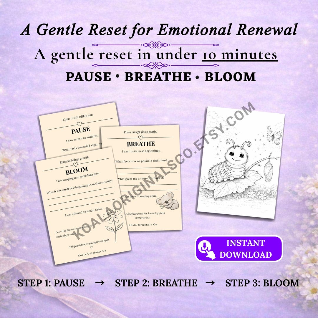 A Gentle Reset for Emotional Renewal – Pause Breathe Bloom | Self Care ...