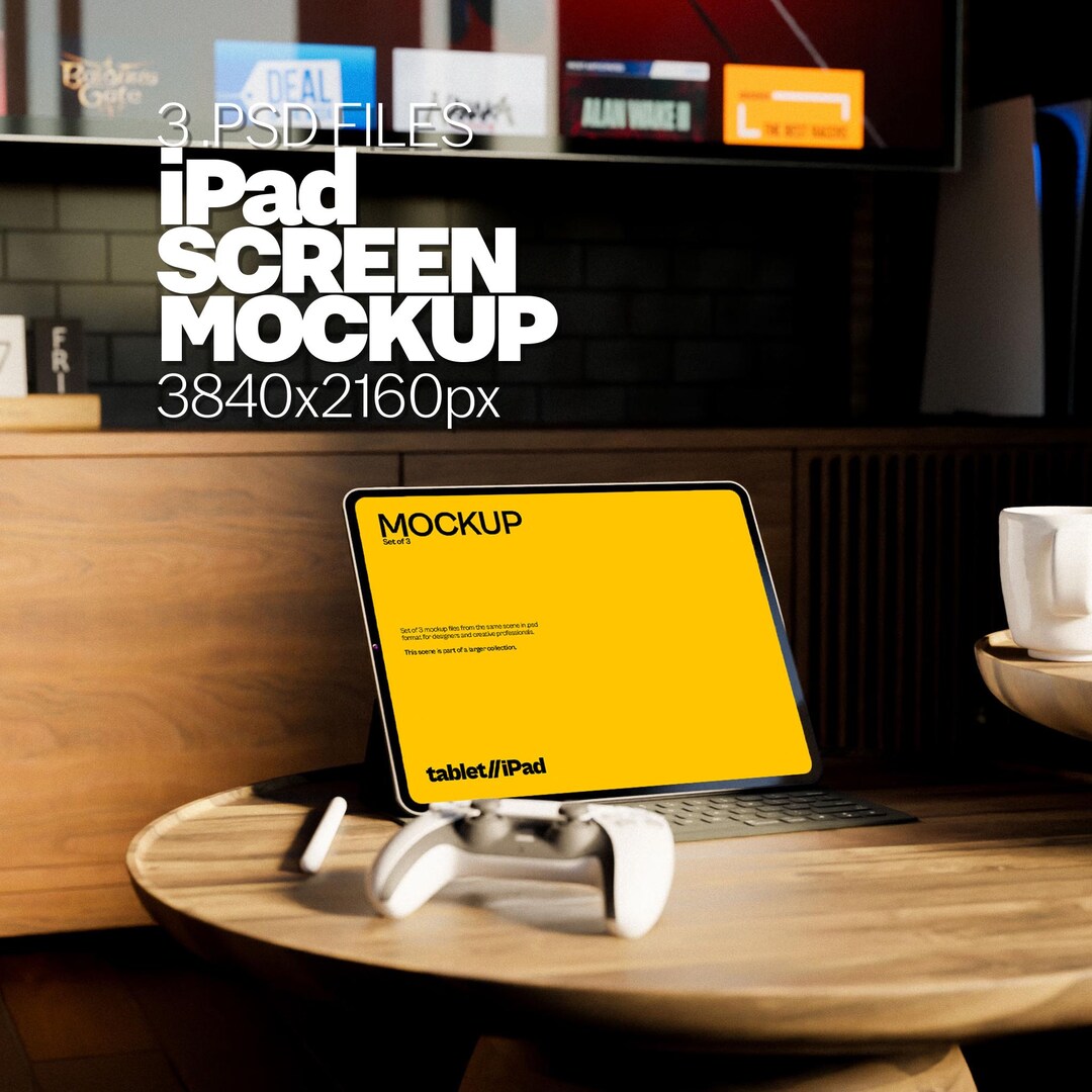 IPad Screen Mockup Bundle – UI UX Designer, 3 PSD Files - Etsy