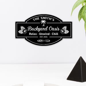 Letrero LED personalizado para patio, letrero metálico personalizado para bar y parrilla, letreros de bar, letreros metálicos para cocina al aire libre, letreros para papá, letreros para barbacoa