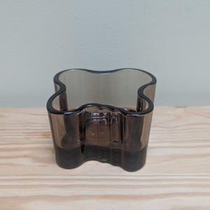 Iittala Alvar Aalto Savoy Candle Holder for Tealight – Vintage Scandinavian Glass – Iconic Finnish Design