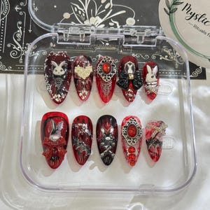 Limited Edition – Buy One Get One Free（Purchase this set and receive a random set in the same size for free!）Gothic Lolita Bunny