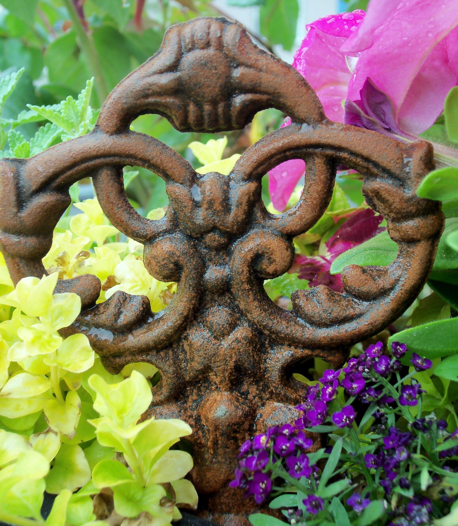 ONE Classic Trellis Tower All Metal Five Foot Tall With CROWN Etsy