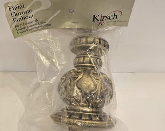 Kirsch Wood Large Anodized Bronze Finial 46805. 164 for use with 2&quot; Pole