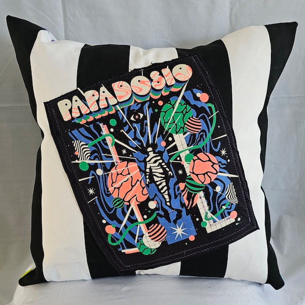 Upcycled Jam Band - Papadosio T Decor Pillow