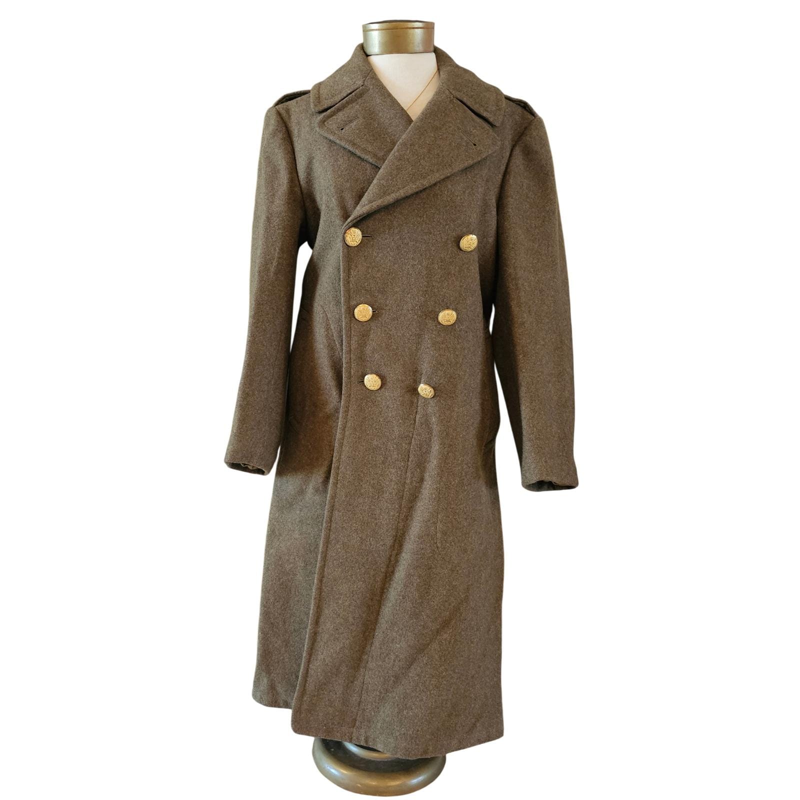 Wwii Army Wool Coat - Etsy