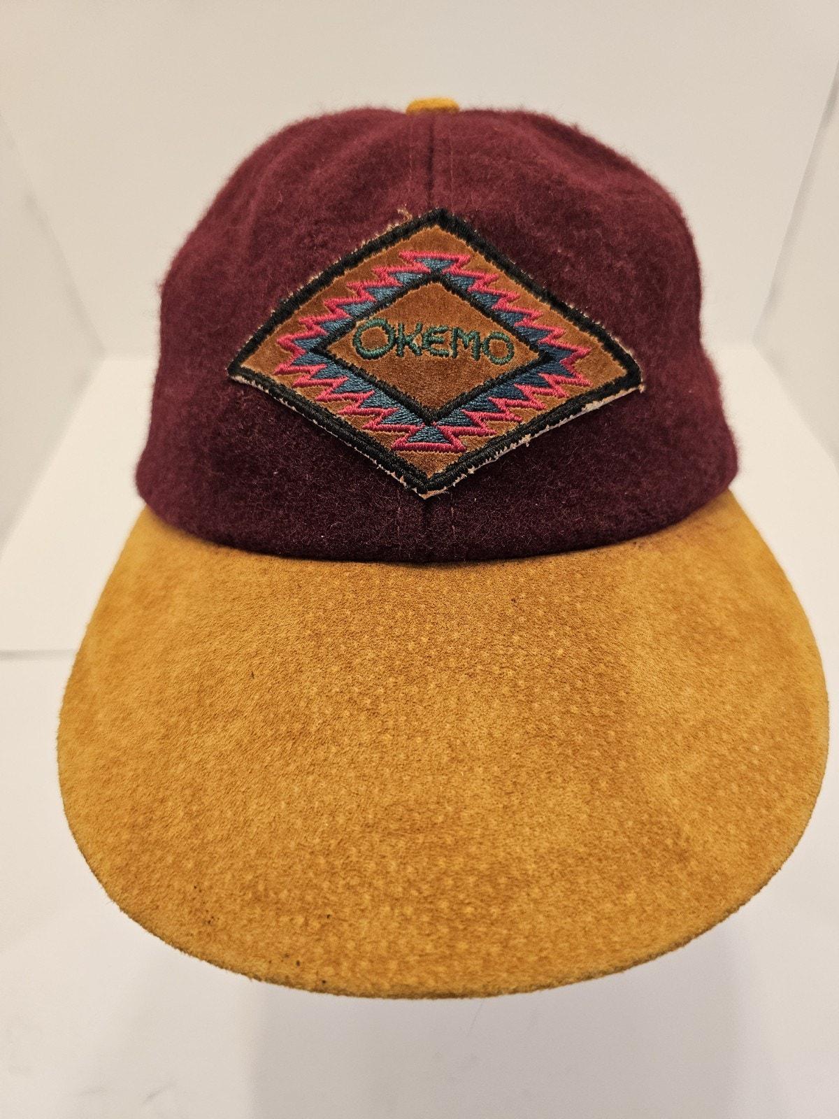 Vintage Rare Leather Hat - Etsy