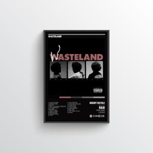 Brent Faiyaz Wasteland Poster, Sonder Album Poster, Brent Faiyaz Wandkunst, Ödland Album Poster, Hypebeast Raum Dekor, Geschenk für Ihn