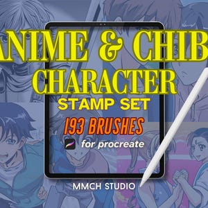 Ultimate Anime & Chibi Character Stamp Bundle - 193 Procreate Stamps