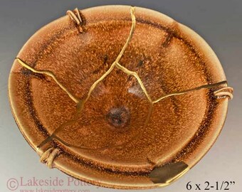 Handmade Kintsugi bowl