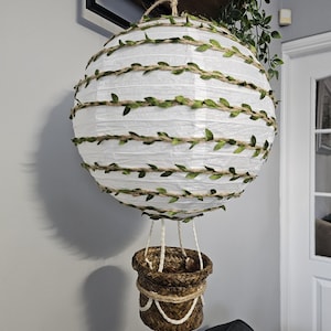 Safari Themed Hot Air Balloon Light Shade without toy