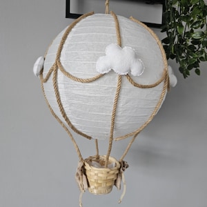 Hot Air Balloon Light Shade With Clouds