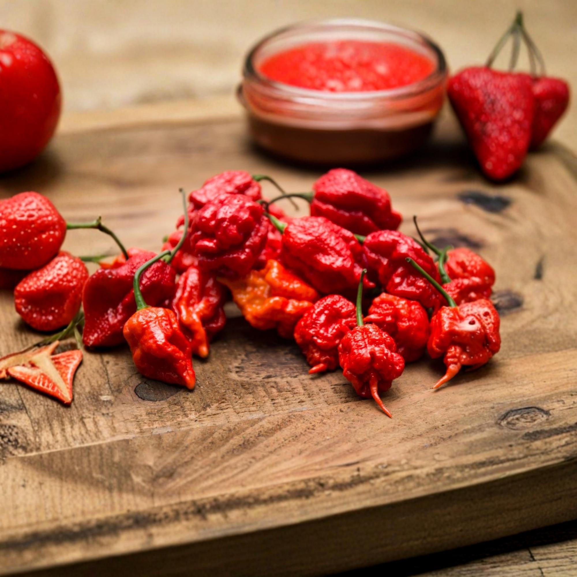 キャロライナ・リーパーペッパーの種100粒 – Capsicum chinense ホット