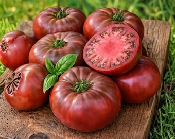 100 Heirloom Purple Cherokee Tomato Seeds Non-GMO Garden Vegetable Seeds